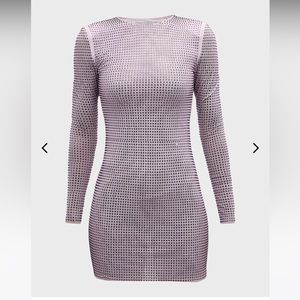 Self-Portrait Hot Fix Embellished Mini Dress size 4 brand new with tags